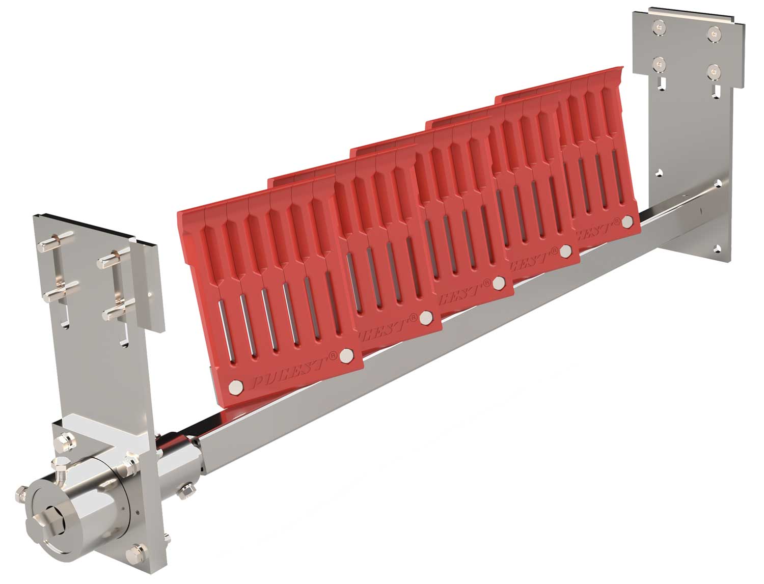 Saubere Lösung für profilierte Fördergurte