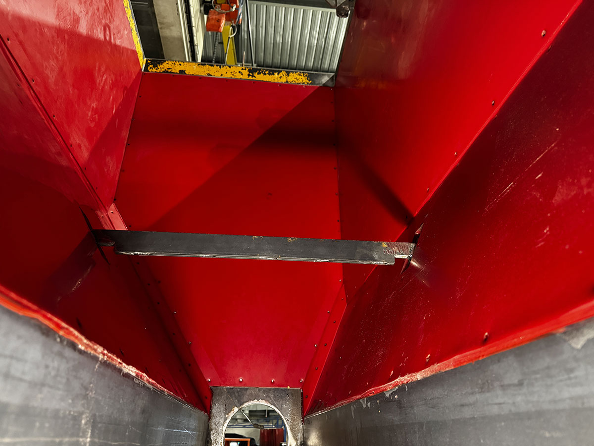 Auskleidung Betonverteilerkübel