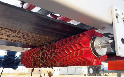 Untergurt-Abtreifrolle-Anwendung