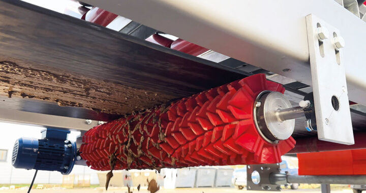 Untergurt-Abtreifrolle-Anwendung