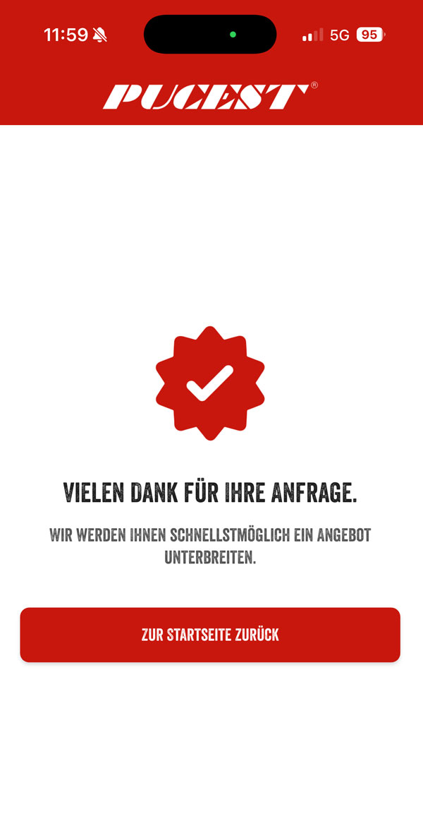 pucest-app-anfrage-eingegangen
