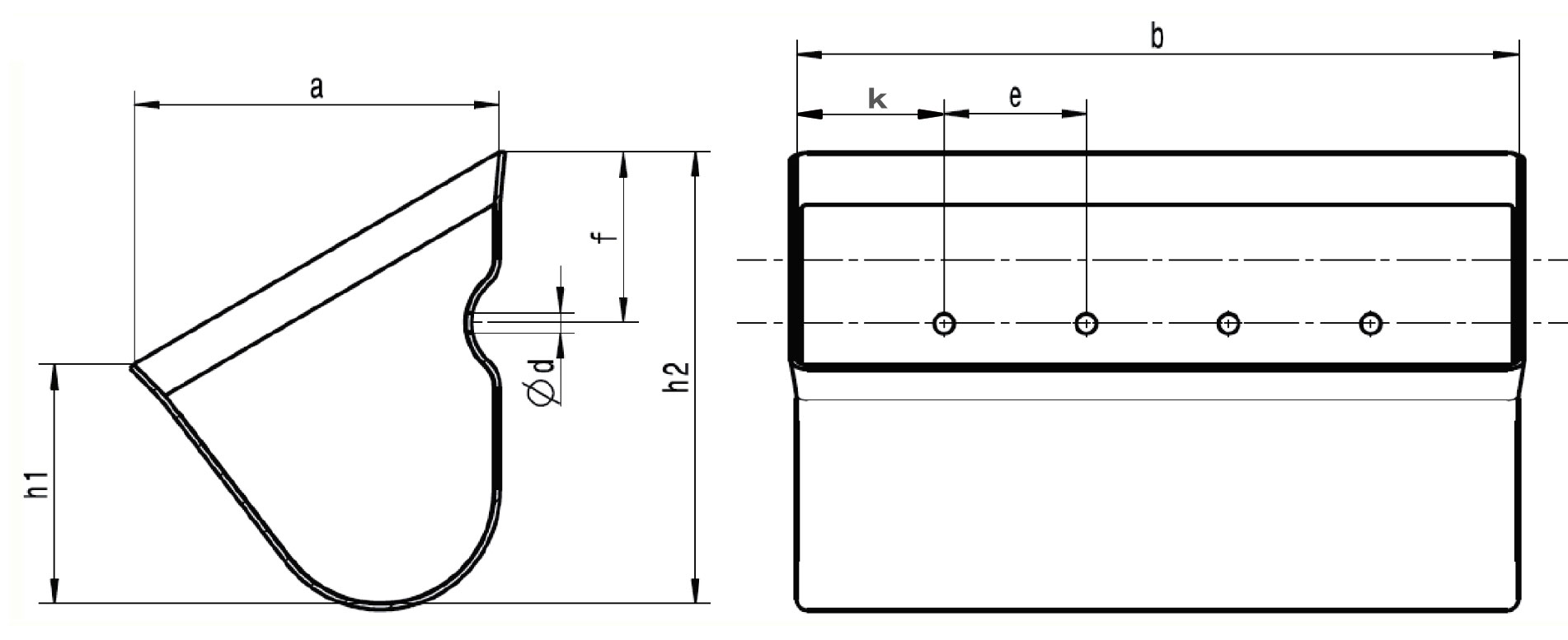 elevatorbecher flexboden form